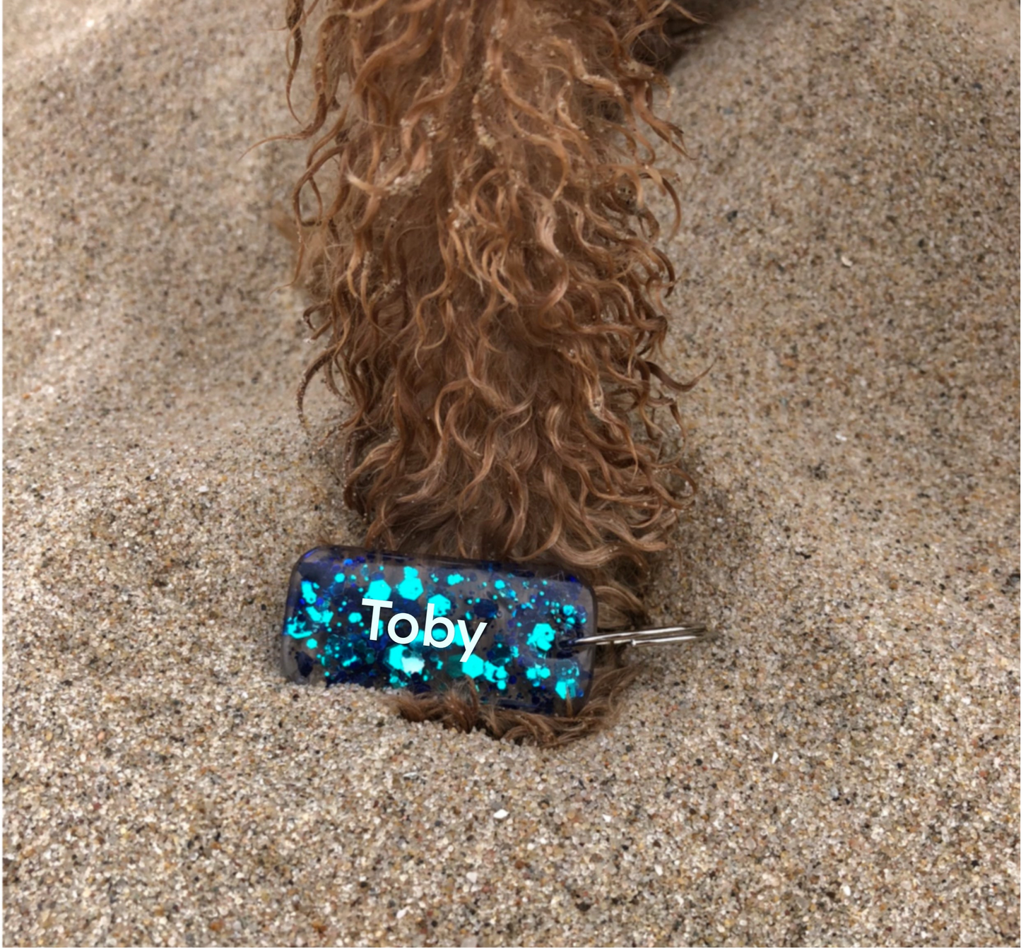 Glitter tag