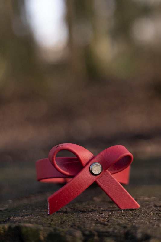 Pre made biothane halsband strik