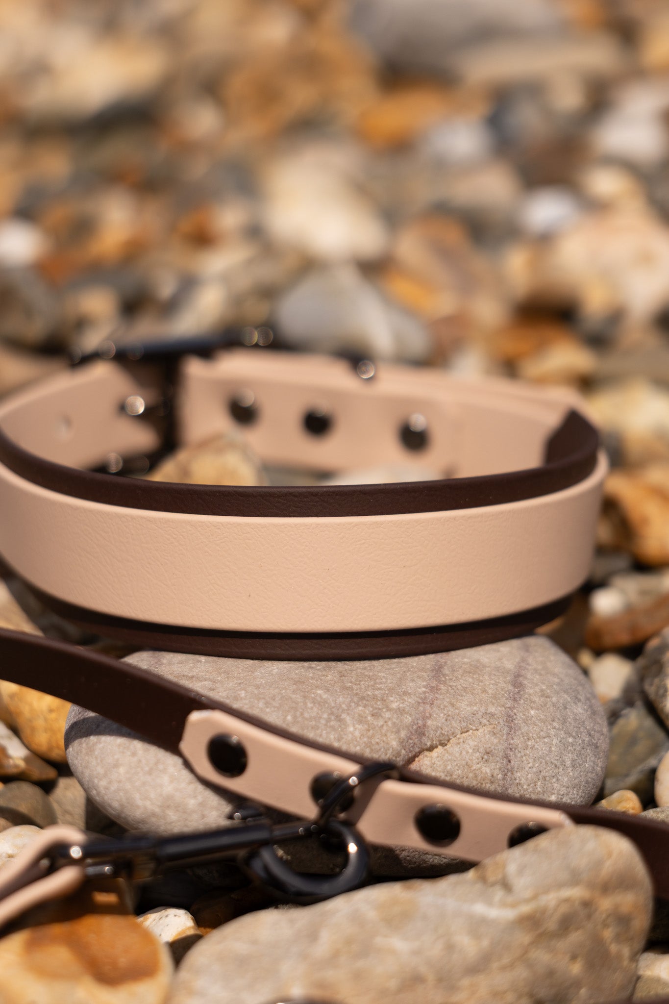 Biothane set toffee maat L