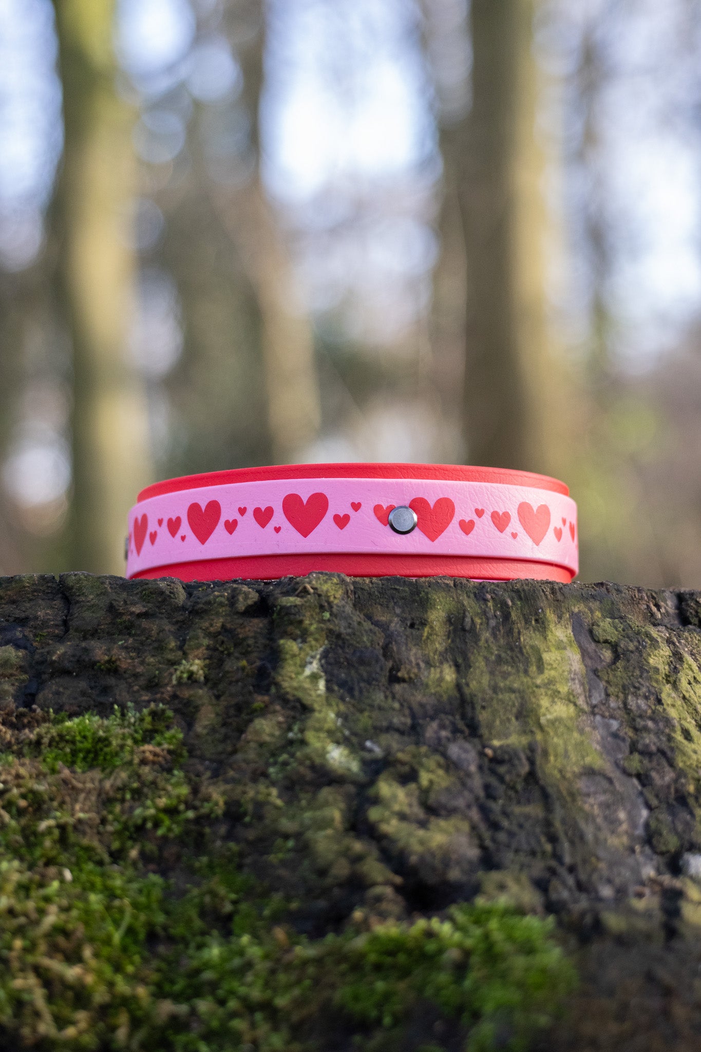 Pre made halsband hartjes